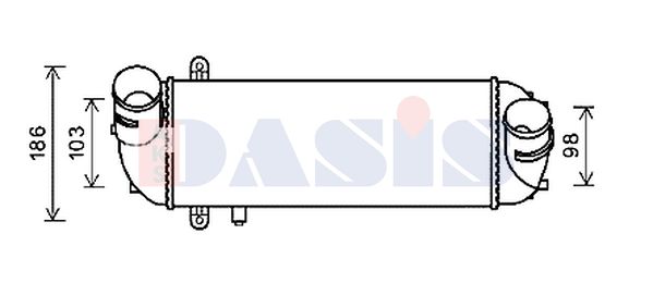 AKS DASIS Kompressoriõhu radiaator 527005N